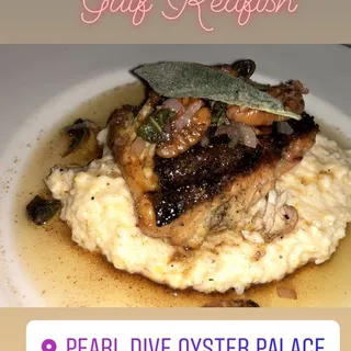 Wood Grilled Gulf Coast Redfish