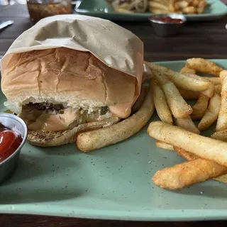 Green Chili Burger