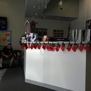 nice decorations. clean and friendly.