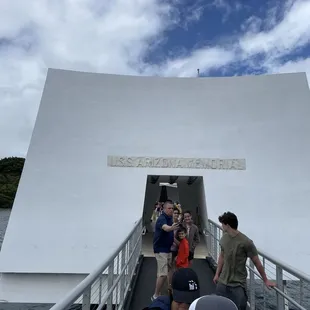 Entry into the USS Arizona viewing location
