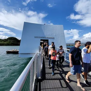 Leaving The Arizona Memorial