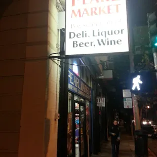 Storefront at corner of Divis &amp; Eddy