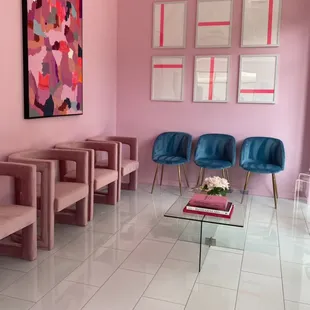 A Ob/Gyn waiting room like no other.