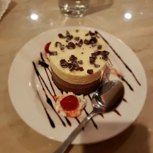 Triple chocolate mousse dessert. It was on the house for my Birthday. :)