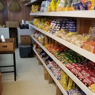 a grocery store filled with food