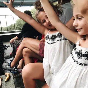 The kiddos loved when he went fast! I felt safe