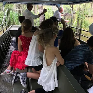 Nice amount of folks on the boat. Not too crowded.