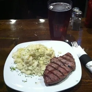 Steak night at pearl road tavern is a must