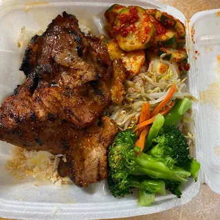 Spicy BBQ Pork Plate