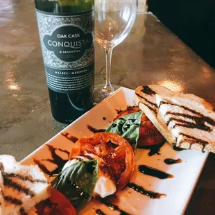 Caprese Crostini is the perfect light appetizer to share with a bottle of wine!