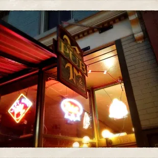 Outside of bar