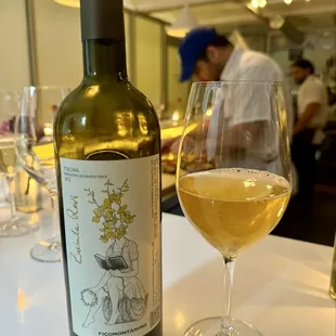 Orange wine is great pairing with the food here!