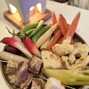  platter of vegetables