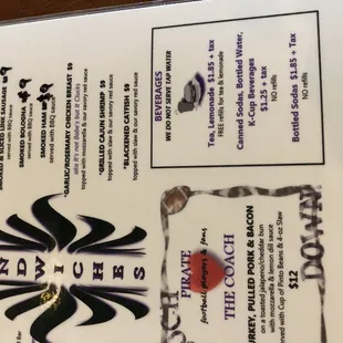 All of their great sandwiches I ordered &quot;the coach&quot; and wasn&apos;t disappointed.