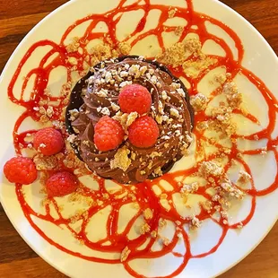 Special Valentine's Day chocolate dessert