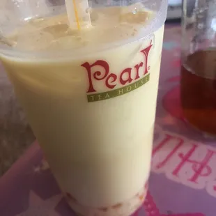 a drink in a plastic cup