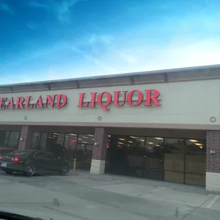 the front of the store