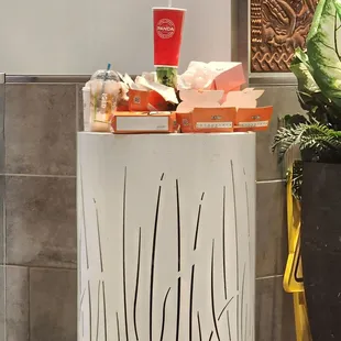 Full trash can