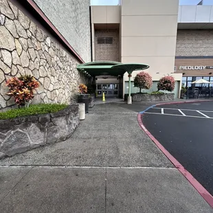 Outside