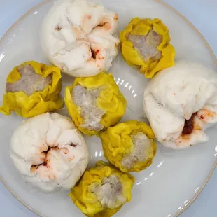 Ocean Dim Sum char siu bao and pork hash