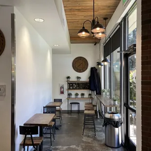 Inside seating