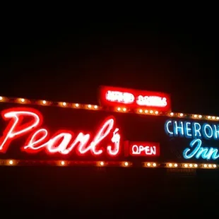 the neon sign
