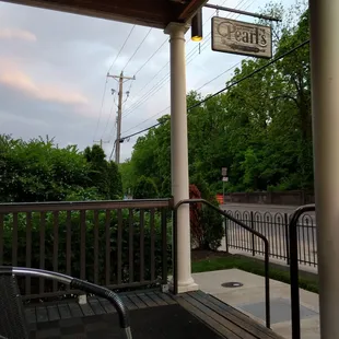 Lovely front porch sitting