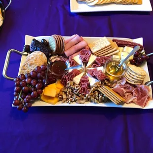 Mixed gourmet meats, cheeses, jellies and jams!!