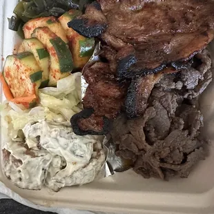 Spicy Pork &amp; Bulgogi