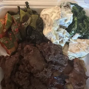 Spicy Pork and Bulgogi combo