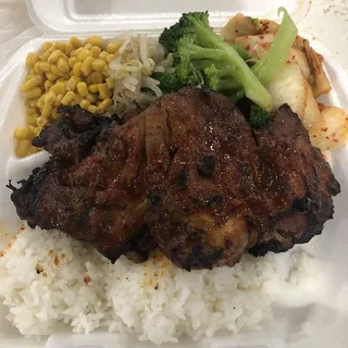 Spicy BBQ Chicken Plate
