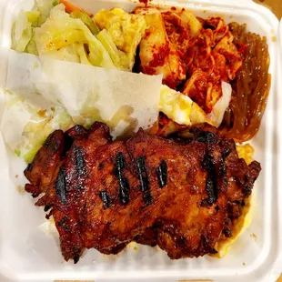 BBQ Chicken plate ($17.99).