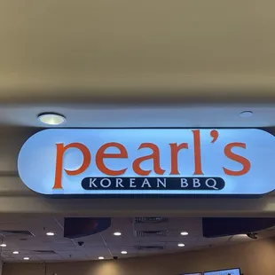 restaurant sign