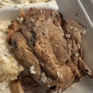 Gross chicken.