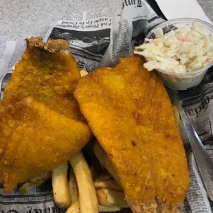 Flounder platter