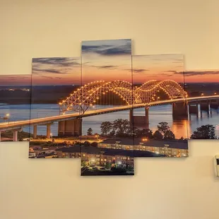 Memphis Bridge Decor