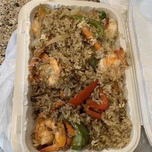 Shrimp fried rice!