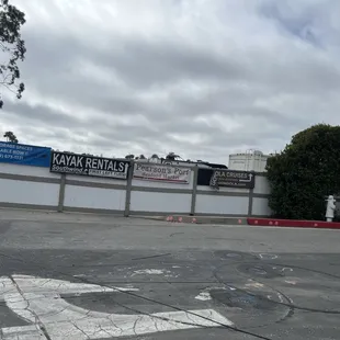 outside