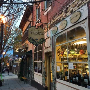 the outside of the store