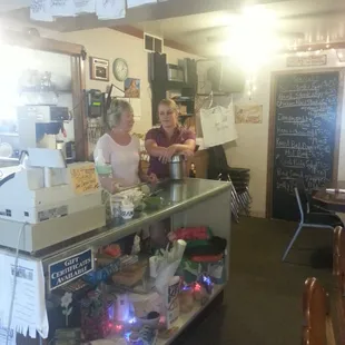 Friendly lovely local ladies.