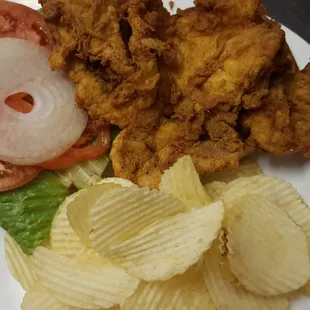 Handcut and  pounded tenderloin, oh my goodness!