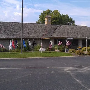 the front of the restaurant