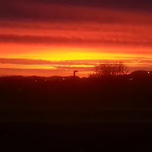 A Pebble Park sunrise at 5:45 am on 3/11/2015