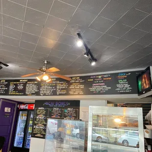Menu at the place!