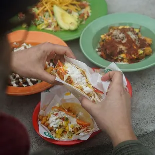 Mango Shrimp Tacos - IG: @nelson_eats