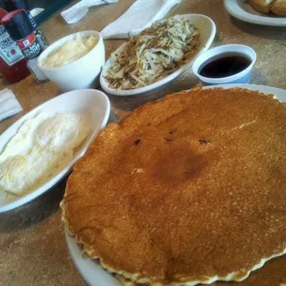 Two Large Pancakes