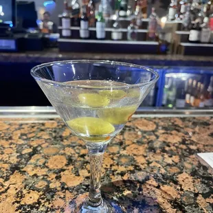 Exactly how my martini arrived.