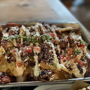 Brisket nachos