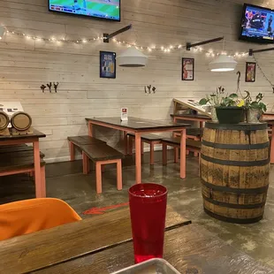 Interior space and some water I didn't drink lol