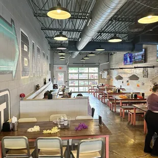 interior, sushi and sashimi